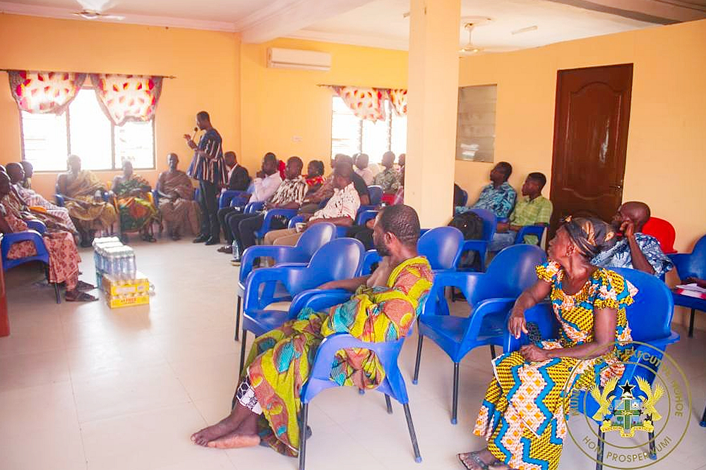 Hohoe MCE Engages Fodome Chiefs on UHAS Campus, Road Infrastructure, and Vision for Development
