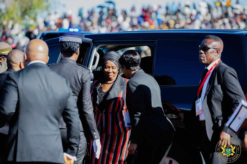 Ghana’s Vice President Attends State Funeral of Namibia’s Founding President