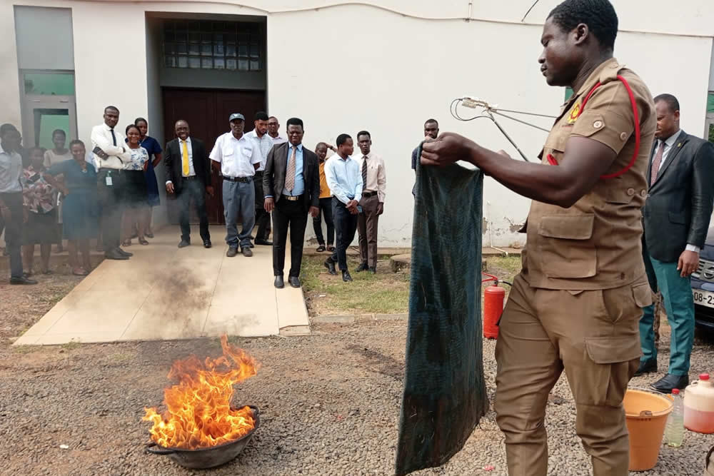 Ada Rural Bank Staff Receive Fire Safety and Firefighting Training
