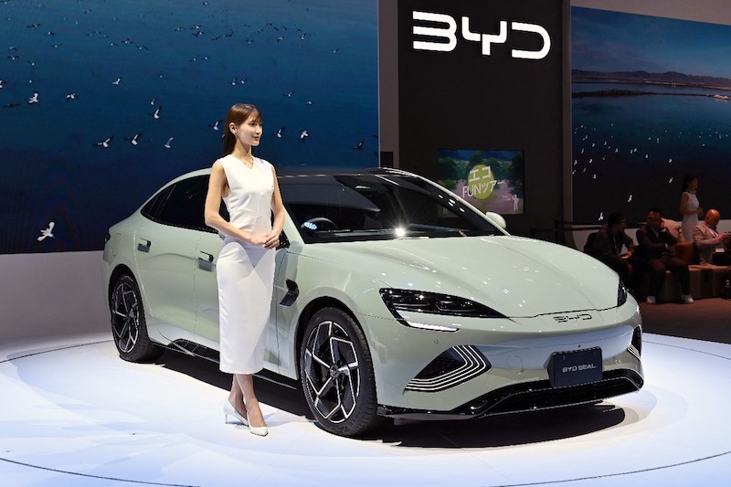 China's BYD overtakes Tesla revenue for first time